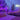 Bedroom set the LED strip to purple mood lighting.