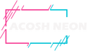Acoshneon black font logo