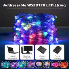 Led String Lights RGBIC Copper Wire Acoshneon