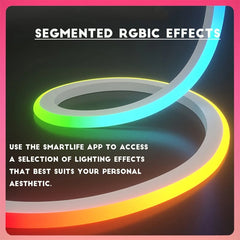 Use the SMART LIFE app to access a range of lighting effects that best suits your personal aesthetic.