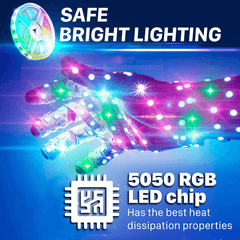 5050 RGB chip strip light has the best heat dissipation properties and safe bright lighting